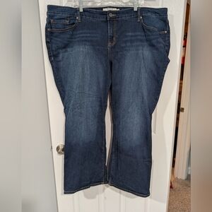 Torrid Denim Dark Wash Wide Leg Jeans in Size 26 S (Short)